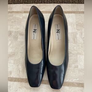 KF ltd black chunky heels